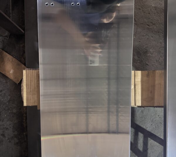 Coating material plate